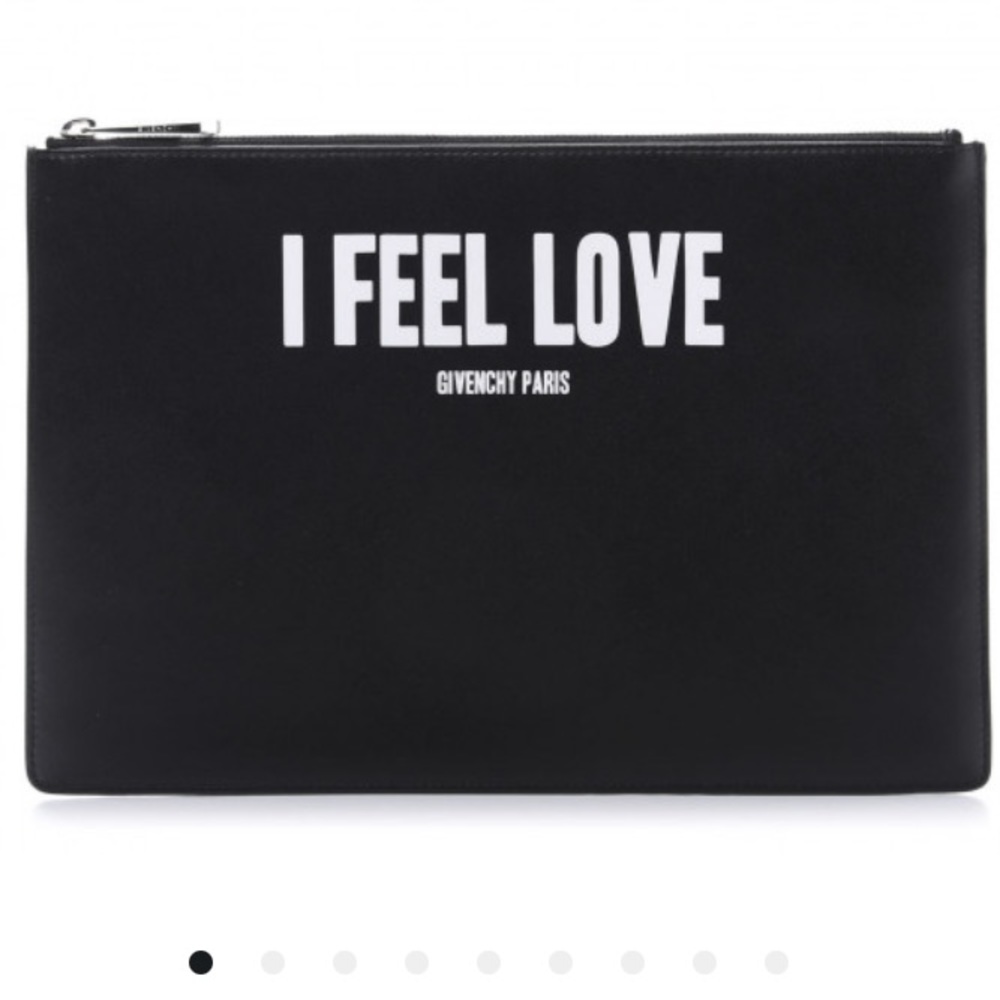 Givenchy Calfskin I Feel Love Medium pouch